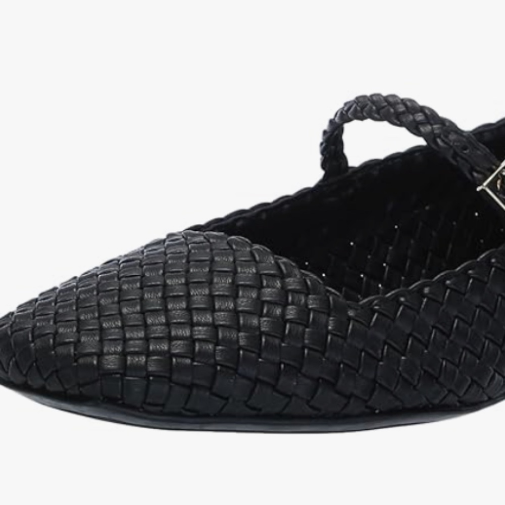 Black Vince Camuto Womens Vinley - Mary Jane Flats NWOT 7 1/2